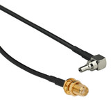 PTL-100 Patch Cable CRC9 to SMA Female 18cm