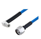 PSF-402 Patch Cable N Male to QMA Male Right Angle 50cm