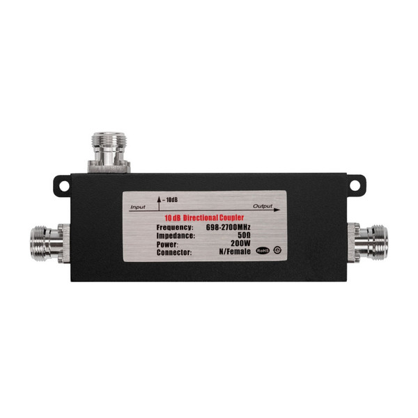 Powertec 10dB Directional Coupler (Air Dielectric) 698-3800MHz N Female