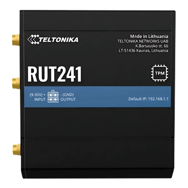 Teltonika RUT241 Compact 3G/4G/4G 700 Router with WiFi (Global, AU PSU)