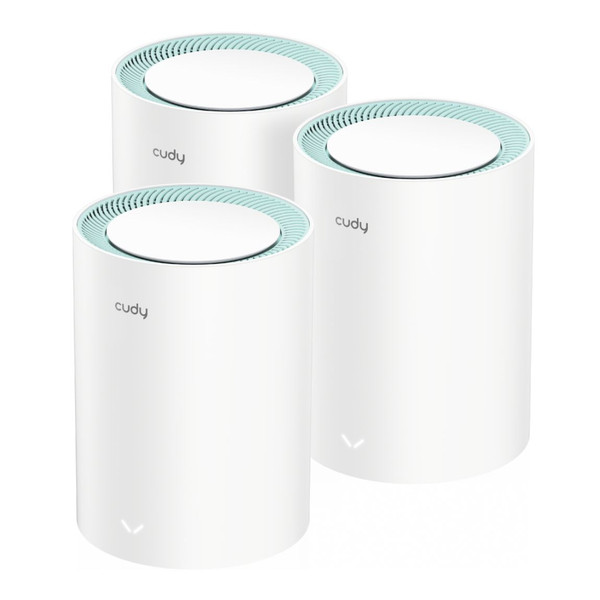 Cudy M1300 AC1200 WiFi Gigabit Mesh Solution with Gigabit Port (3-Pack)