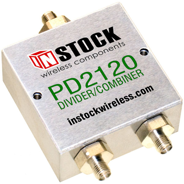 Instock Wireless 700-2700MHz 2-Way Splitter/Combiner SMA/F, High Isolation