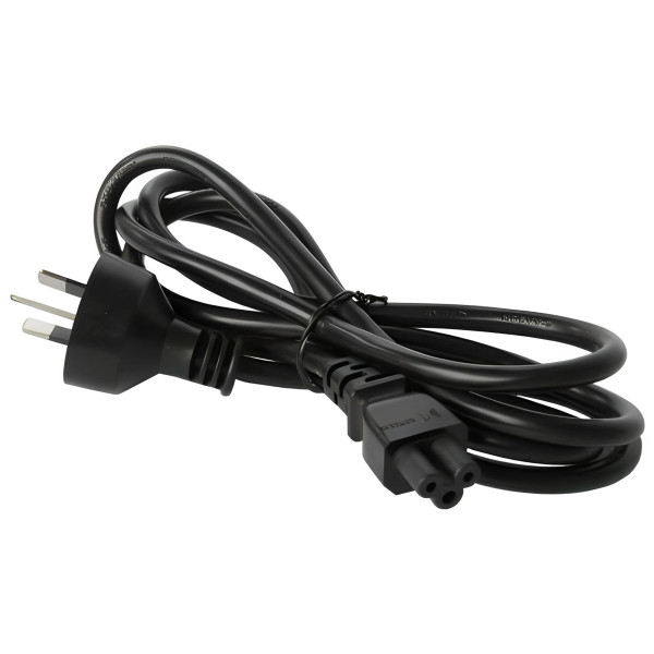 Power Supply Lead, Clover Leaf, IEC C5 to Mains Plug, 0.75mm², 1.8m Power Supply Lead, Clover Leaf, IEC C5 to Mains Plug, 0.75mm², 1.8m