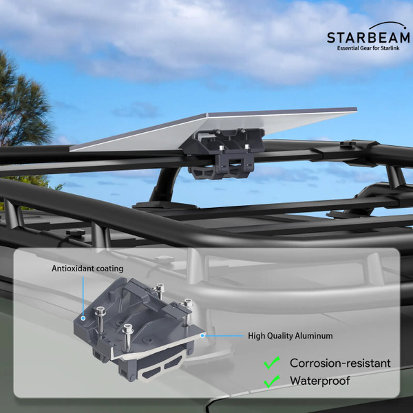 STARBEAM Starlink Gen3 Standard Roof Rack Mount - Aluminium Alloy