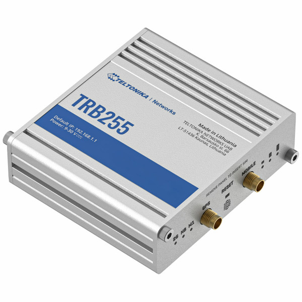 Teltonika TRB255 Modem - Cat-M1/ NB-IoT, Ethernet, RS232/RS485, Digital I/O, GPS