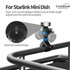 STARBEAM Starlink Mini Clamp Pole Mount – fits Pipe Adapter and Flat Mount (new Mini model)