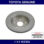 Genuine Toyota Right Disc Rotor - Multiple Part Numbers [Set 42431]