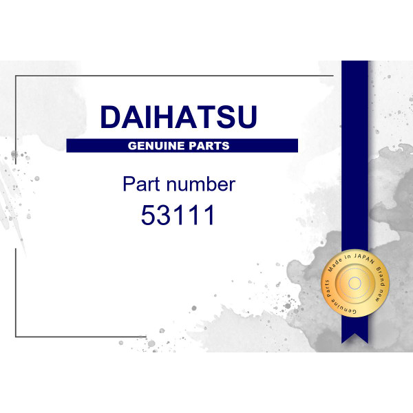 Genuine Daihatsu Radiator Grill - Multiple Part Numbers [Set 53111-E]