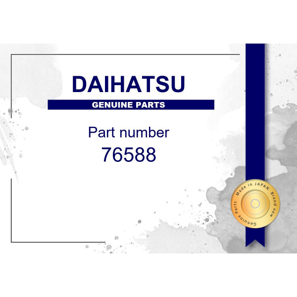 Genuine Daihatsu Pillar Outer Garnish Protector No.2 - Part No. 76588-B2010 (76588B2010)