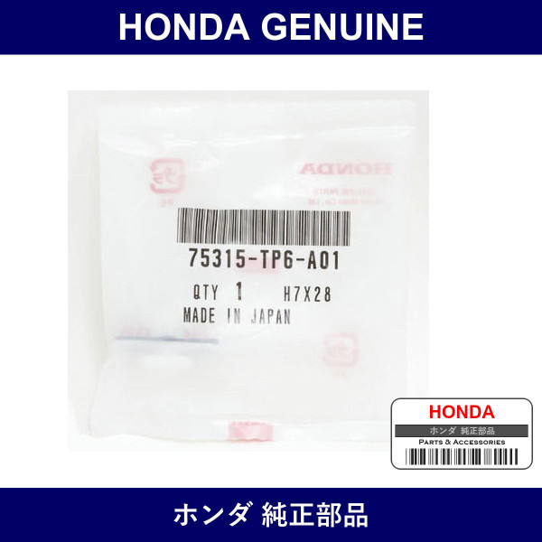 Genuine Honda Lip A Door Lower Garnish - Part No. 75315-TP6-A01 (75315TP6A01)
