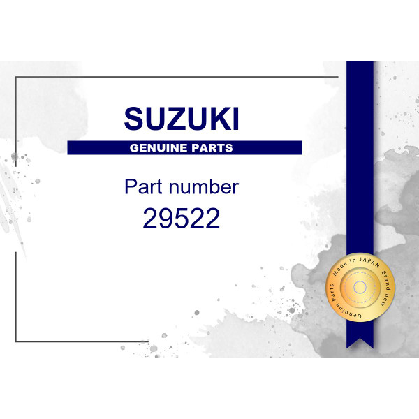 Genuine Suzuki Plate Transfer Right Case Oil - Part No. 29522-80J00 (2952280J00)