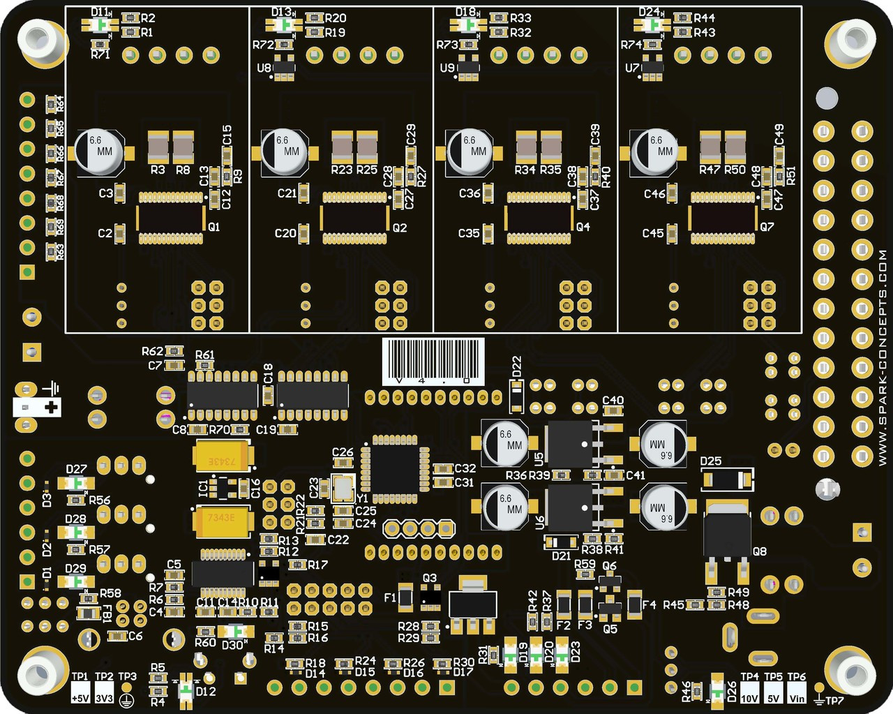 理容機器　クリエ　コントロール基盤 CNC xPRO V4 Controller - Spark Concepts