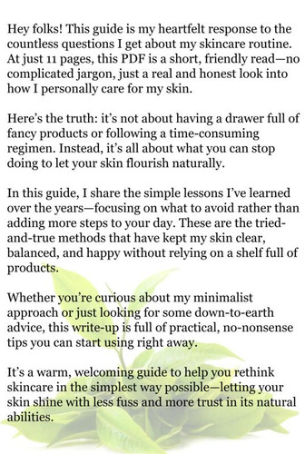  A Natural Guide To Clear Skin- PDF 
