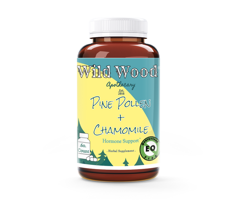 Chamomile + Pine Pollen Synergism Capsules - *Hormone Support