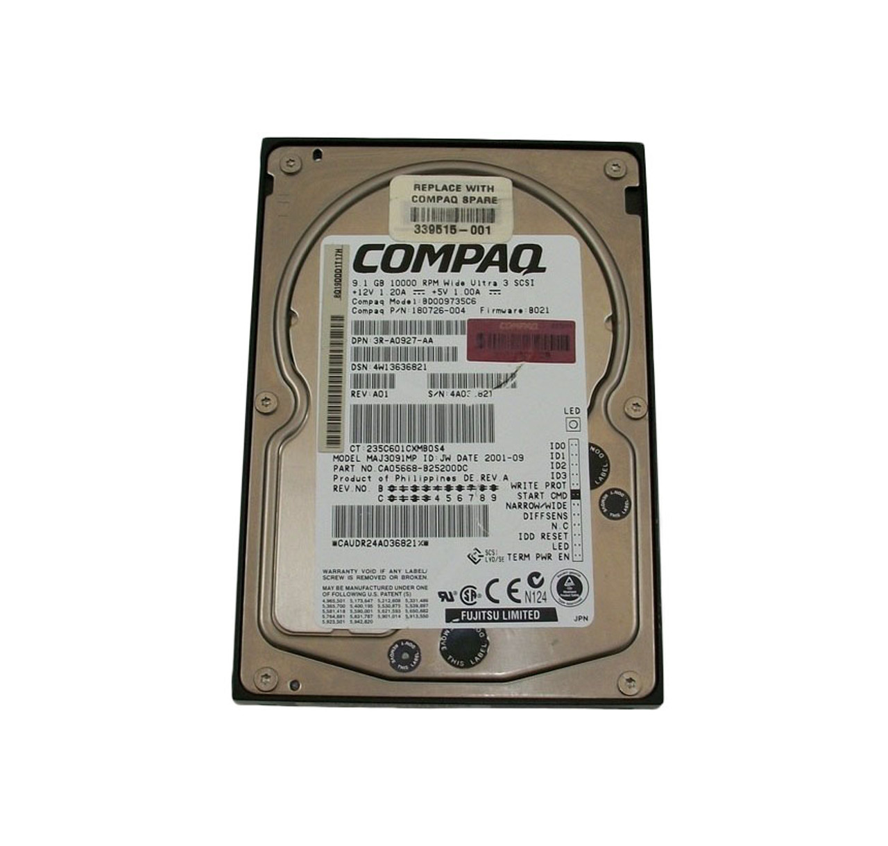 Compaq 3R-A0927-AA BD009735C6