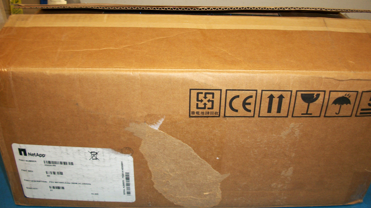 NetApp X522A-R6 580 Watt AC Power Supply