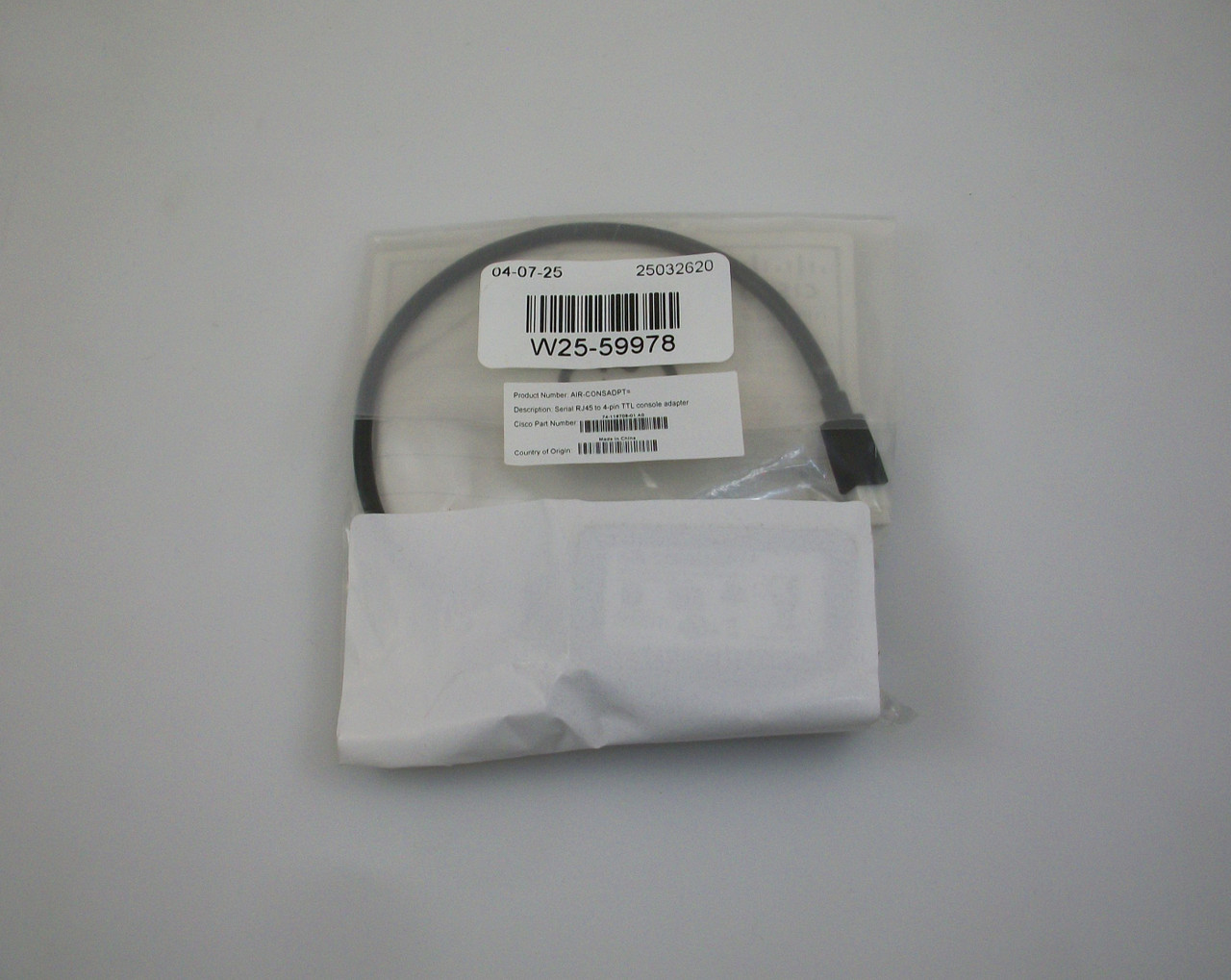 Cisco AIR-CONSADPT= Serial RJ45 to 4-Pin TTL Console Adapter