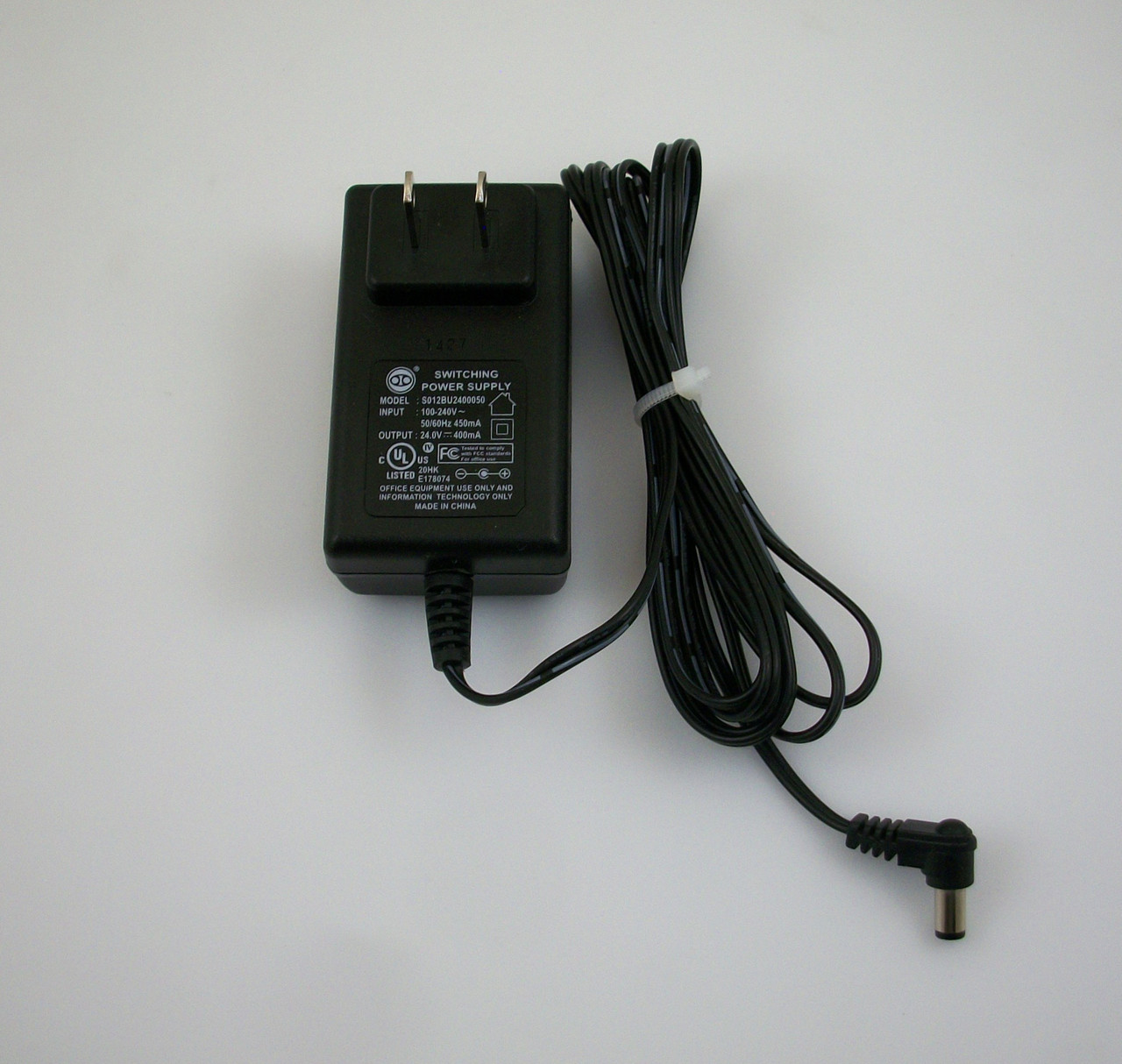 Switching Power Supply S012BU2400050 24V 400mA Power Adapter