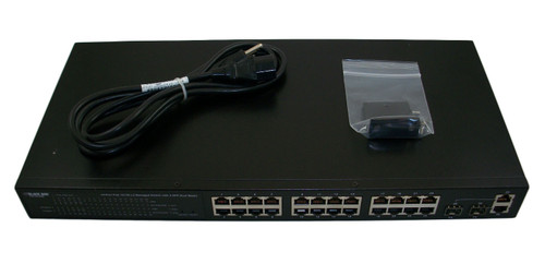 Black Box 24-Port 10/100 L2 PoE Switch LPB201A