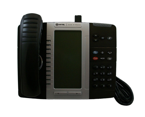 Mitel 5330 IP Phone 50005804 w/ Cordless Handset & Accessories Module 50005711