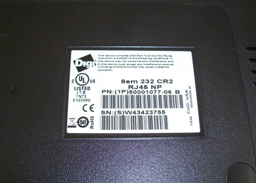 DIGI 50001077-06 8 Port Xem Box with Cable 62080060F