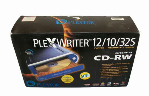 Plextor PX-W1210TSE 12x10x32 SCIS External CD-RW Drive TLA1040 