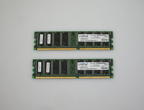 Crucial Tech CT12864Z40B 2GB(2x1GB) Memory Kit