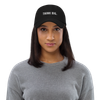 Think Big Dad Hat front view on a model.