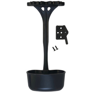 Black Side Mount Quiver for Compound Bows - Capacity for 6 Arrows Black Side Mount Quiver for Compound Bows - Capacity for 6 Arrows