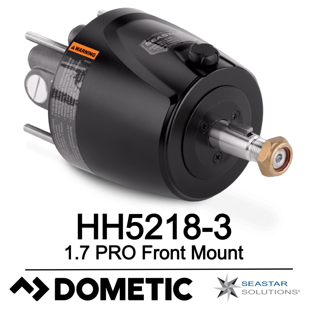 SeaStar HH5218-3 PRO Front Mount 1.7 Commercial Grade Marine