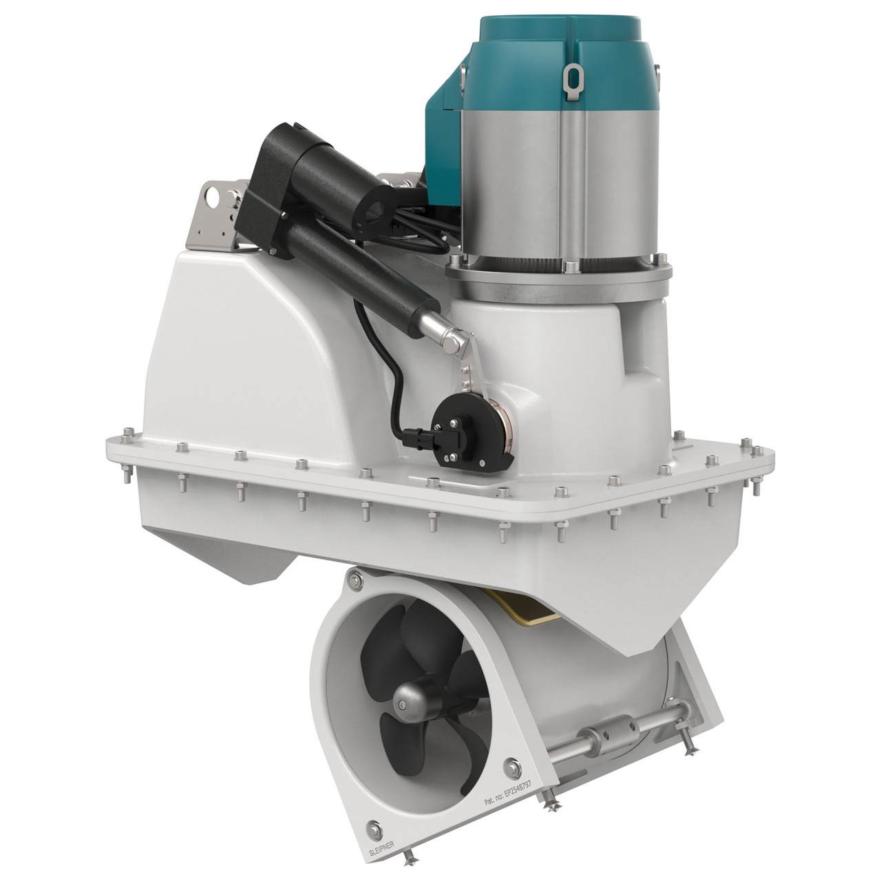 GRAVITY Pool Model 35” THRUSTER SYSTEM 3 SidePower ERV170 eVision Thruster | 24/48v DC Electric | Retractable
