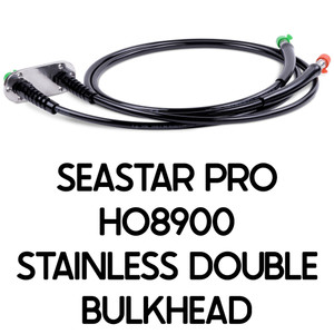 Seastar PRO Stainless Double Bulkhead HO8900 Hoses
