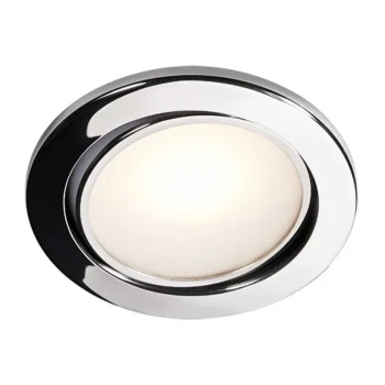 BCM BCM3408K-A85-34 Phoenix LED 8-32VDC Satin Steel - Warm - 2W - 85mm/3.35"
