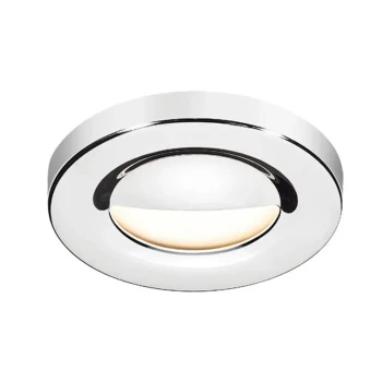BCM BCM3432K-40-34 Savannah LED 8-32VDC Satin Steel - Warm - 1.5W - 40mm/1.57"