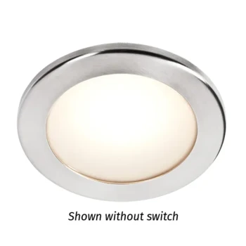 BCM Orlando 85, 3000K, Polished SS, with Switch 8-32VDC, IP66, Spring Mount — BCM3406K-A85I-4