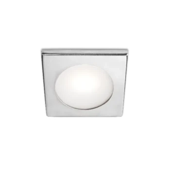BCM Charlotte 70, Red LED, W/Switch, Polished SS, Spring Mounted, 2W, 8-32VDC, IP66 — BCM3407R-A70I-4