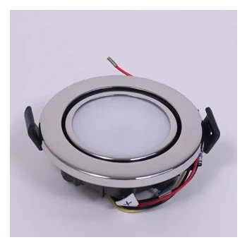 BCM Phoenix 85, Red/WW 3000K, 2W, 8-32V Pol SS, Spring Mount, IP66 — BCM34082K-A85-4