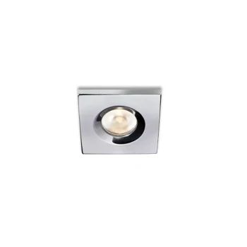 BCM Sarasota 40 Polished Stainless Steel 1.5W Screw Mount, Red LED, 8-32V, IP66 — BCM3417K-R-40-4