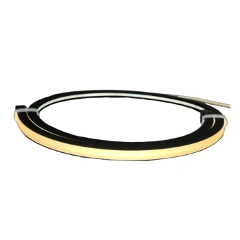 BCM 5418 Black Small Wave Neonflex, 2M, 10W/MT 24VDC, 3000K, IP68 — BCM5418-30-MT2