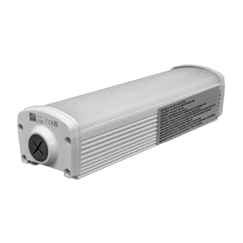 IMTRA 1' Linear HO Marine LED Fixture, 120-277V 30W, 180°, White, IP67, Includes SS Bracket — IL-4K1UD-WH-SS