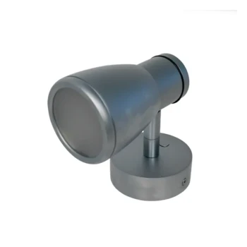 Prebit Munich, Matte Chrome Body & Shade, Dim2Warm, USB in Base — ILPB21112507USB