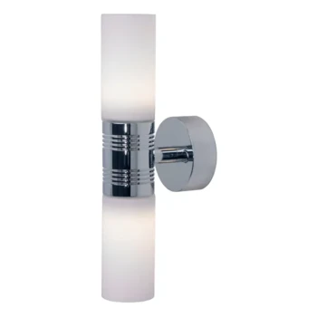 Prebit Berlin: Chrome with White Glass Shade, 10-30VDC, DIM2WARM (3000-2200K), USB — ILPB21112905USB