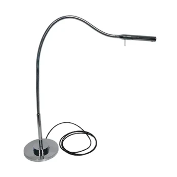 Prebit Rugen Table Reading Light, Dim2Warm, 9-32Vdc, Chrome, Glass lens, 3000K, 290 Lms — ILPB25212305