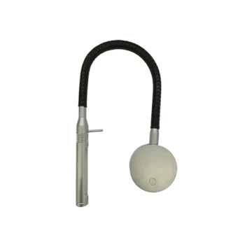 Prebit Rugen Bulkhead-Mount Reading Light, Matte Chro w/Black Leather, w/ Switch & Dimmer, WW/Red, 300mm — ILPB26830017
