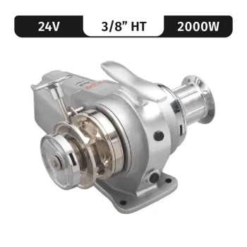Lofrans FALKON, 24VDC, 2000W, 3/8" HT GYPSY SINGLE GYPSY/SINGLE DRUM — LW525AN/1-3/8