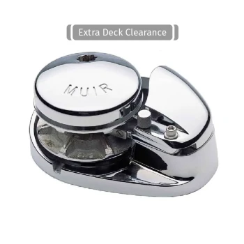 Muir windlasses Storm 2200, Stainless Steel, 24v, 1500w Low-Profile, Vert. Long Shaft Windlass, 3/8"HT — M2200L24X-3/8H