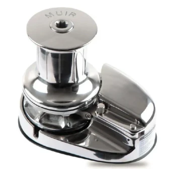 Muir windlasses Storm VRC4000 Mirror Image, Hyd. Capstan, 7" Studs & MORS, C. Bronze Base — M4000CHXMMI1/2H