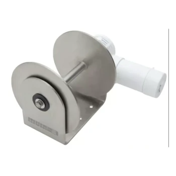 Muir windlasses Drum Winch 12V, 1200W Compact System, 316 Stainless Drum & Bracket — MDW10R12R
