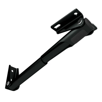 Roca Rakego Folding Bracket Support (9.72"/247mm) Anodized Aluminum Black — RC383120