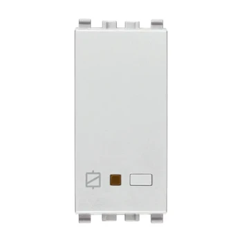 Imtra Eikon By-Me Plus Relay Actuator with 6A 120-230V change-over relay output, Next Silver — VM20534.N